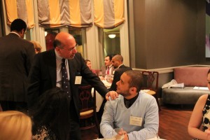 Mr Shafik Gabr and Mohammed Mubarak