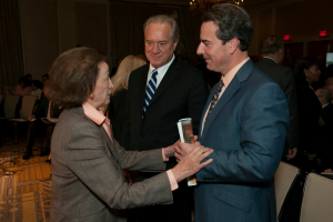 Lucky Roosevelt with Jim Clifton and Stuart Holliday