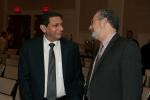 Admiral Mohamed Abdel Aziz and Larry Silverman