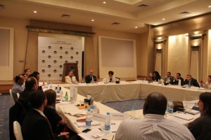 Mr Hussein Fahmy, Mr Shafik Gabr and Dr Mona Makram