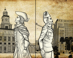 Digitized Comic: “Beyond Exceptionalism” – East/West and the Ties that Bind