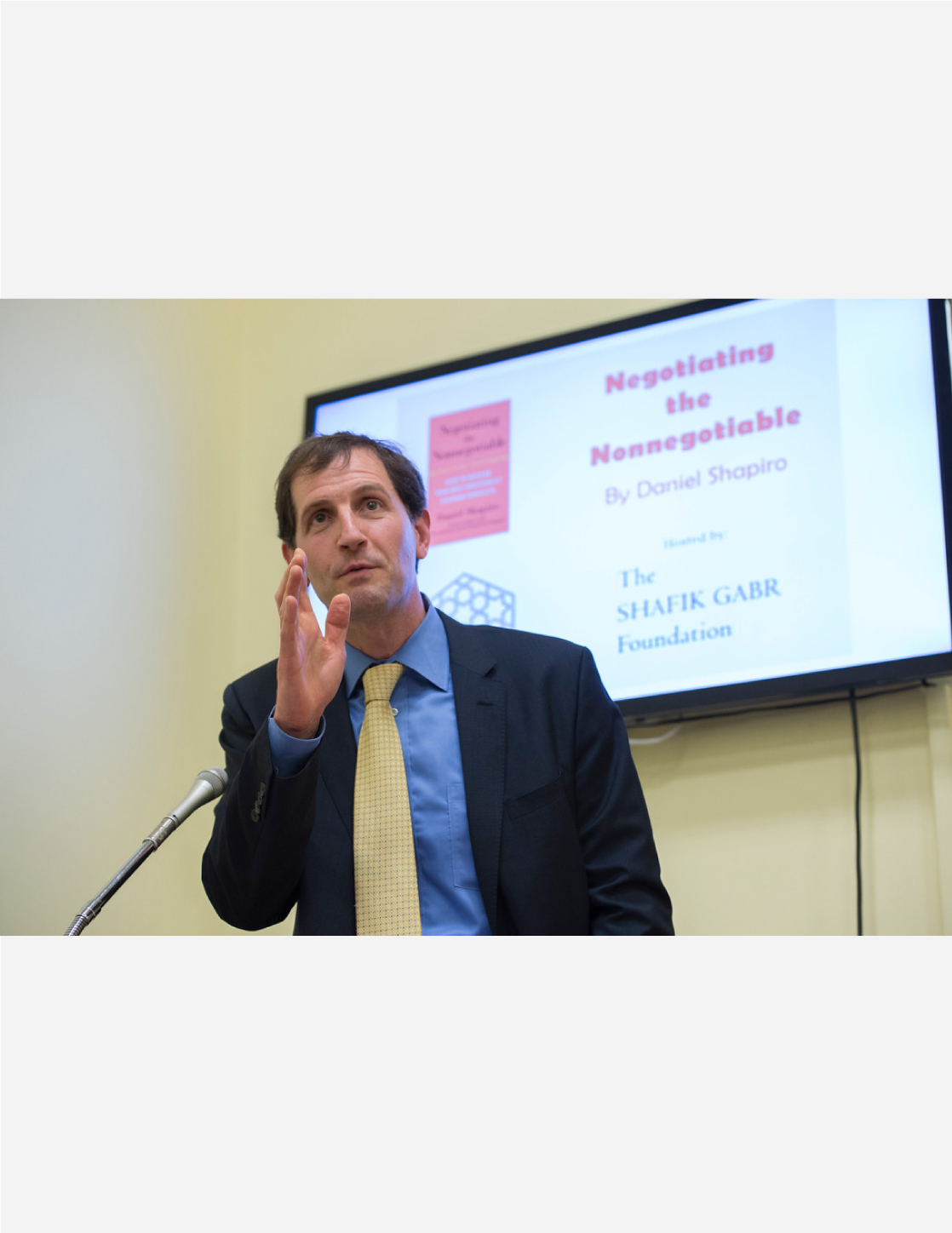 Launching Negotiating the Nonnegotiable on Capitol Hill