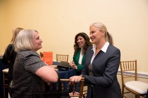 Ms Gehan Gabr and Ambassador Wendy Chamberlin