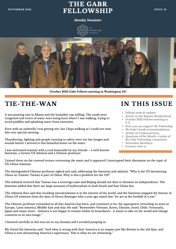 November 2021 Newsletter