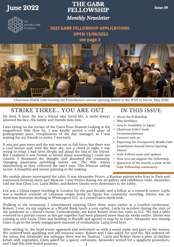 June 2022 Newsletter