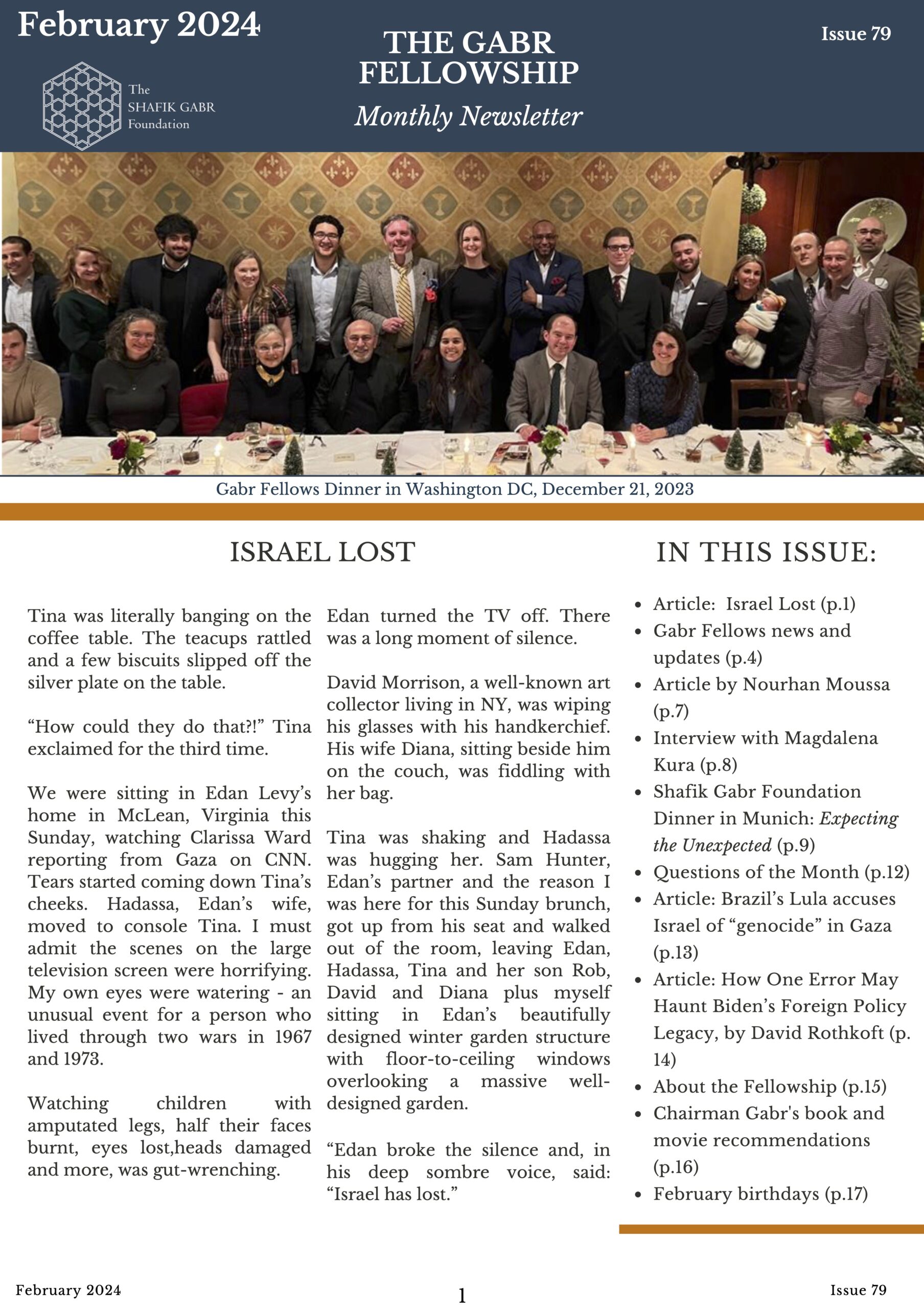 February 2024 Newsletter