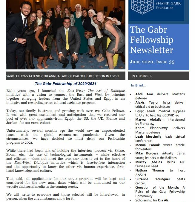 June 2020 Newsletter