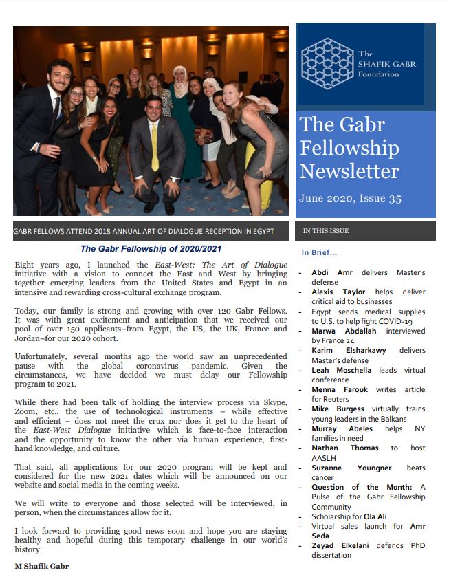 June 2020 Newsletter