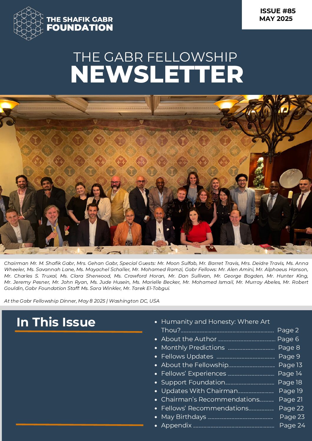 May 2025 Newsletter