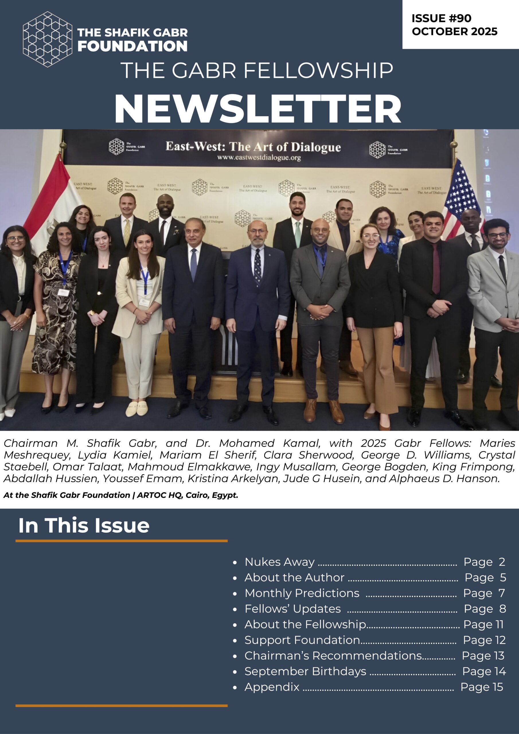 October 2025 Newsletter