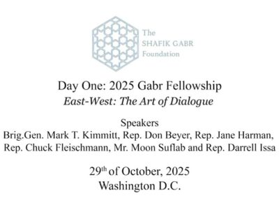 2025 Gabr Fellowship – The Art of Dialogue Day 1