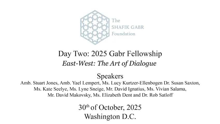 2025 Gabr Fellowship – The Art of Dialogue Day 2